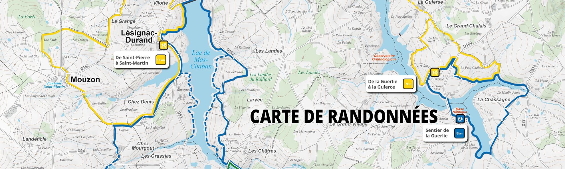 Cartographie touristique et de randonnées - Topo-guides