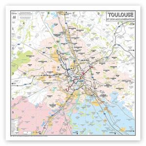 Plan urbain de Toulouse