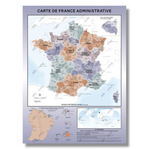 CMP - Poster à gratter Régions de France. - Affiches, posters